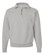 Jerzees 4528MR Unisex Super Sweats NuBlend Quarter-Zip Cadet Collar Sweatshirt - Oxford