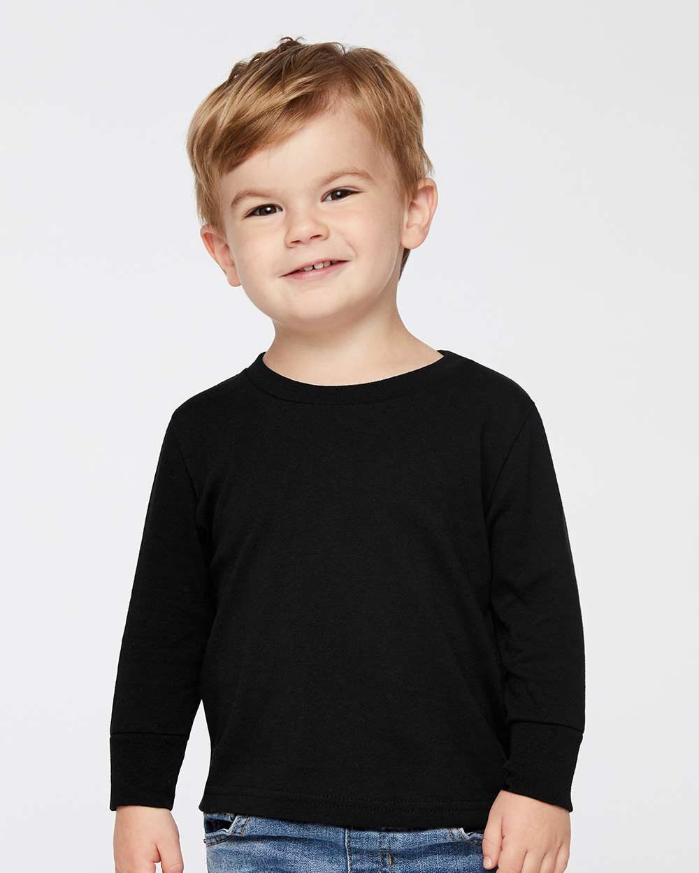 Toddler Cotton Jersey Long Sleeve Tee | 3311