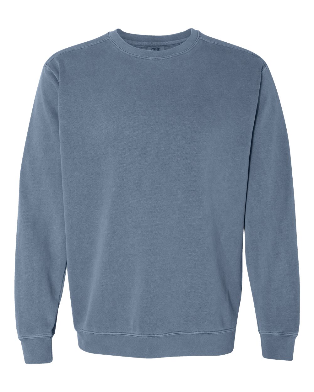 Sudadera unisex teñida prenda con cuello redondo | 1566