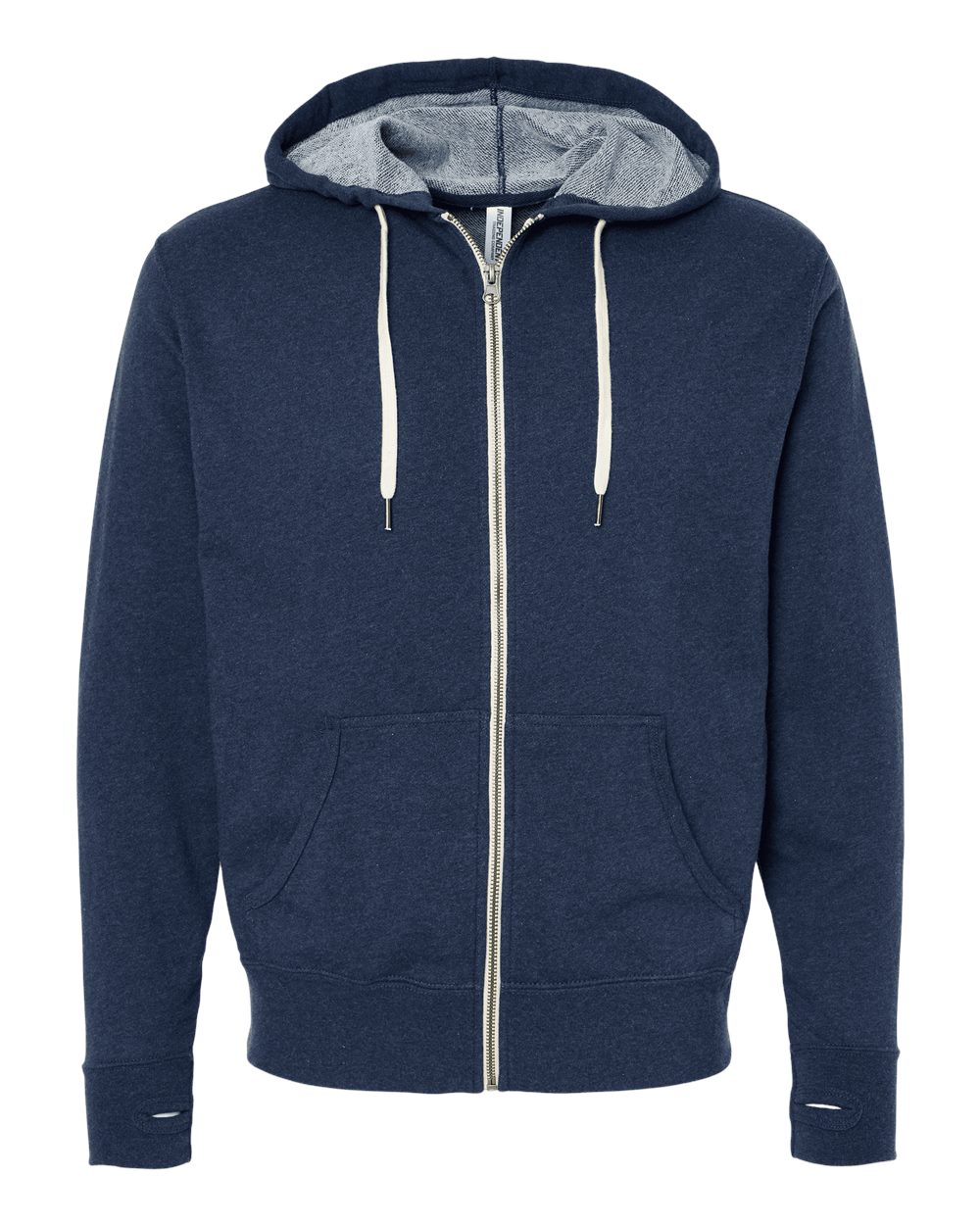 Unisex Heathered French Terry Full-Zip Hooded Sweatshirt | PRM90HTZ