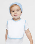 Infant Contrast Trim Premium Jersey Bib | 1004