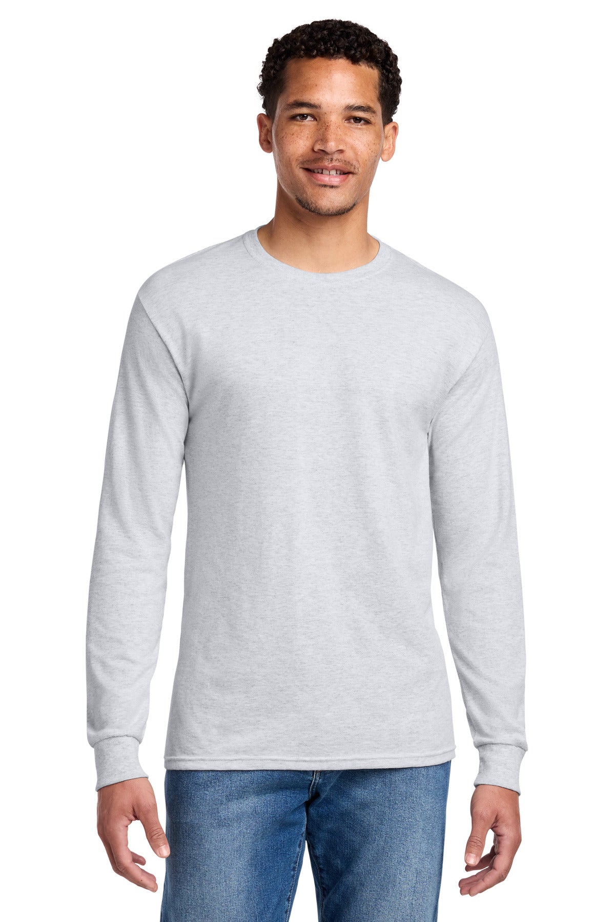 Dri-Power® 50/50 Cotton/Poly Long Sleeve T-Shirt - 5.4 oz | Jerzees 29LS