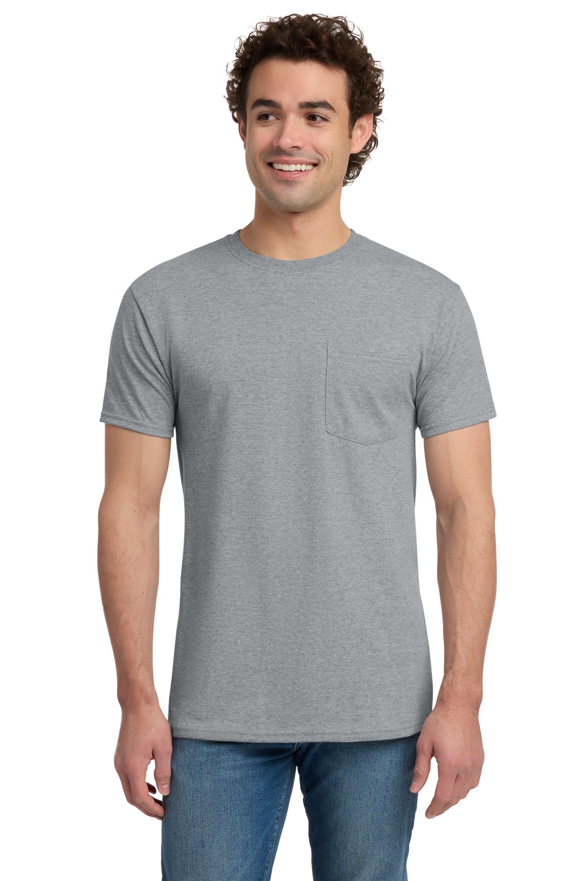 Jerzees 29MP Dri-Power 50/50 Cotton/Poly Pocket T-Shirt