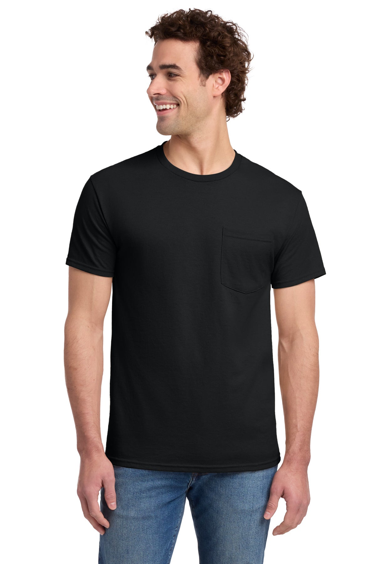 Jerzees 29MP Dri-Power 50/50 Cotton/Poly Pocket T-Shirt