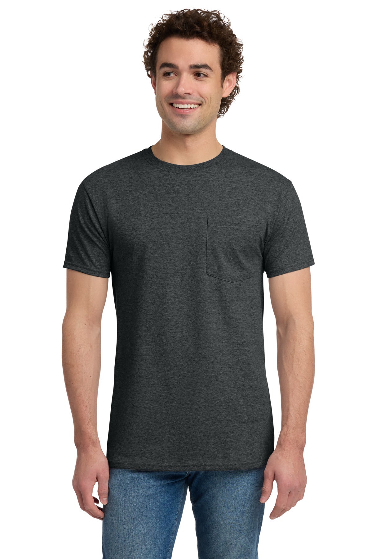 Jerzees 29MP Dri-Power 50/50 Cotton/Poly Pocket T-Shirt