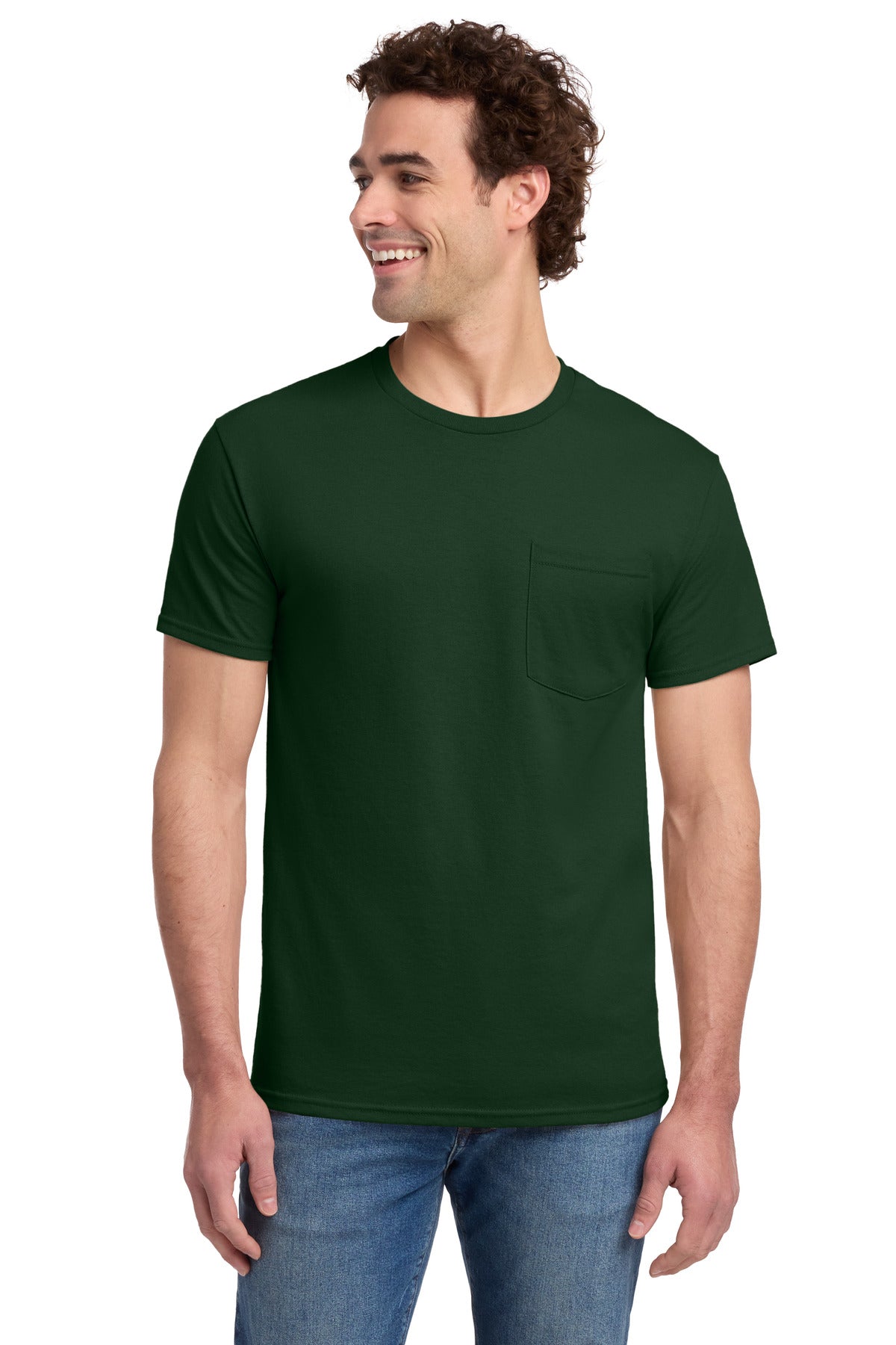 Jerzees 29MP Dri-Power 50/50 Cotton/Poly Pocket T-Shirt