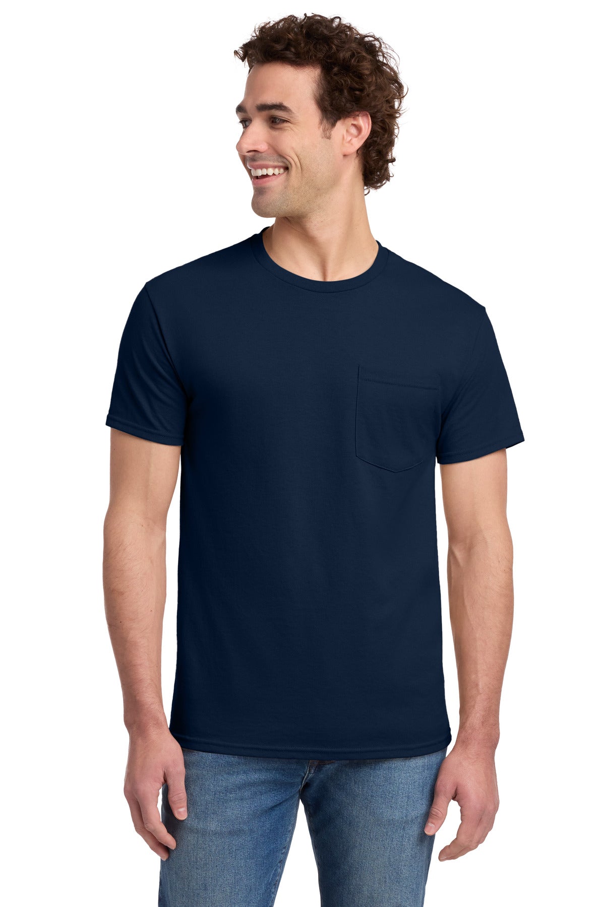 Jerzees 29MP Dri-Power 50/50 Cotton/Poly Pocket T-Shirt