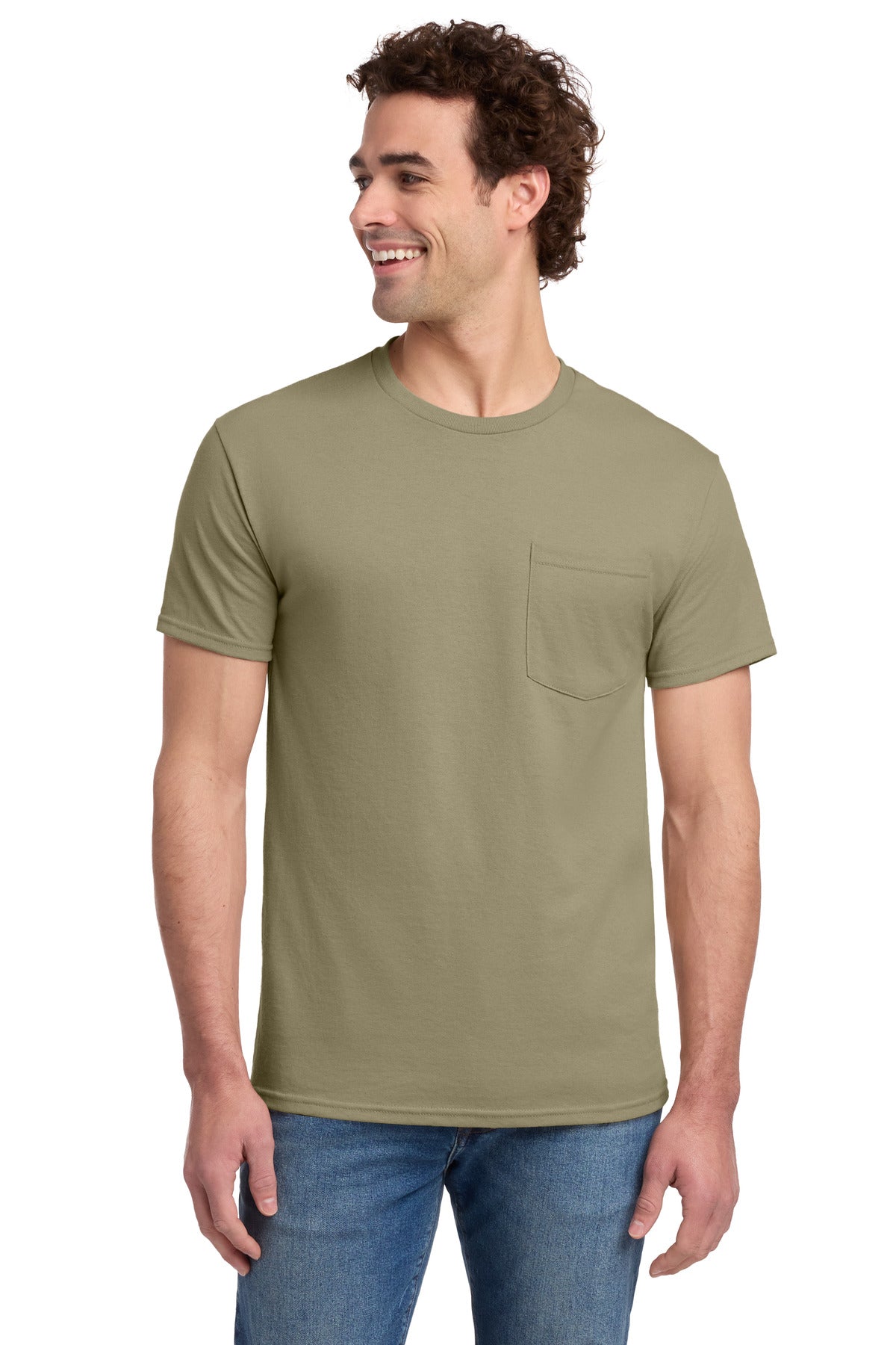 Jerzees 29MP Dri-Power 50/50 Cotton/Poly Pocket T-Shirt