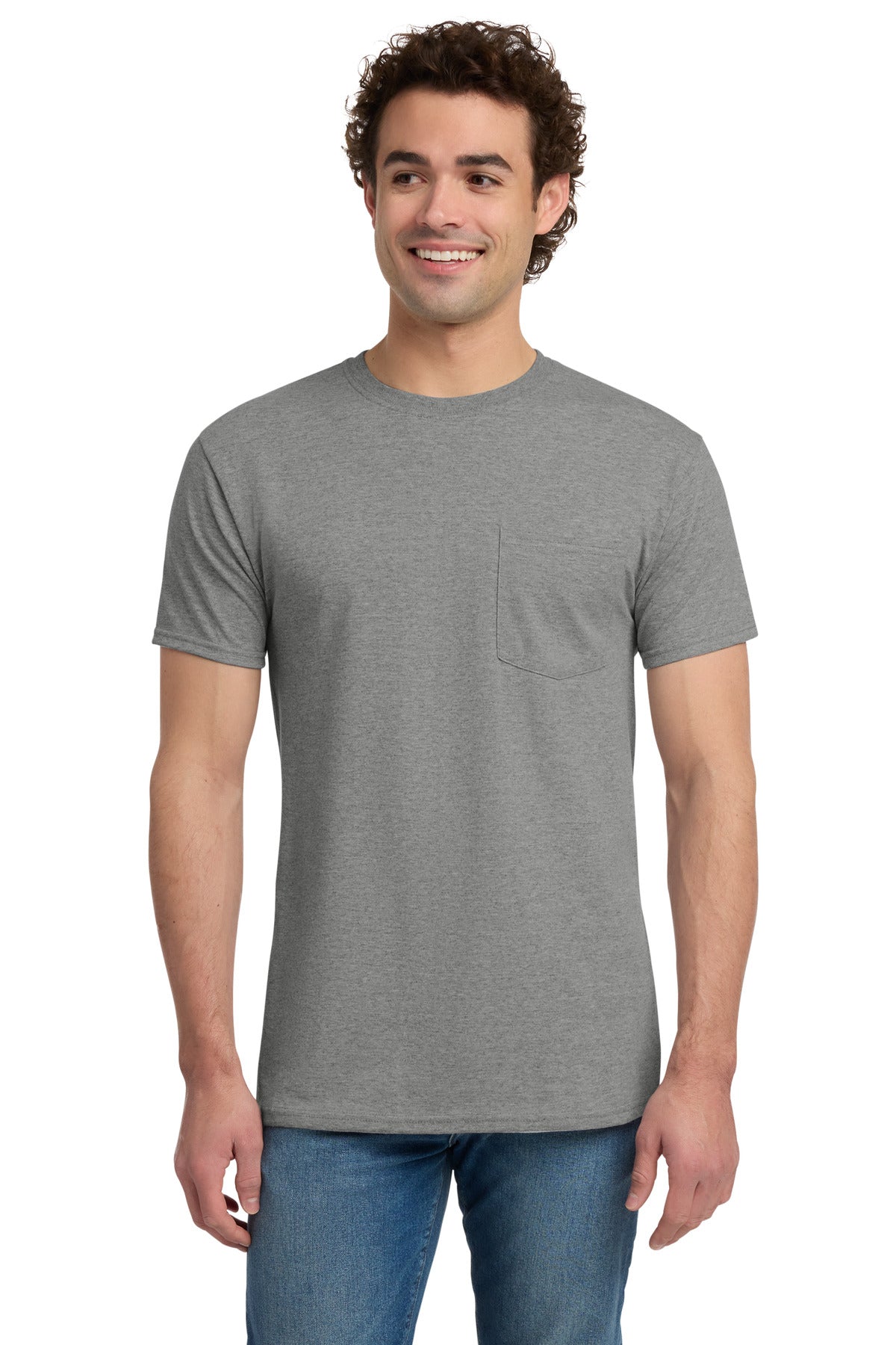 Jerzees 29MP Dri-Power 50/50 Cotton/Poly Pocket T-Shirt