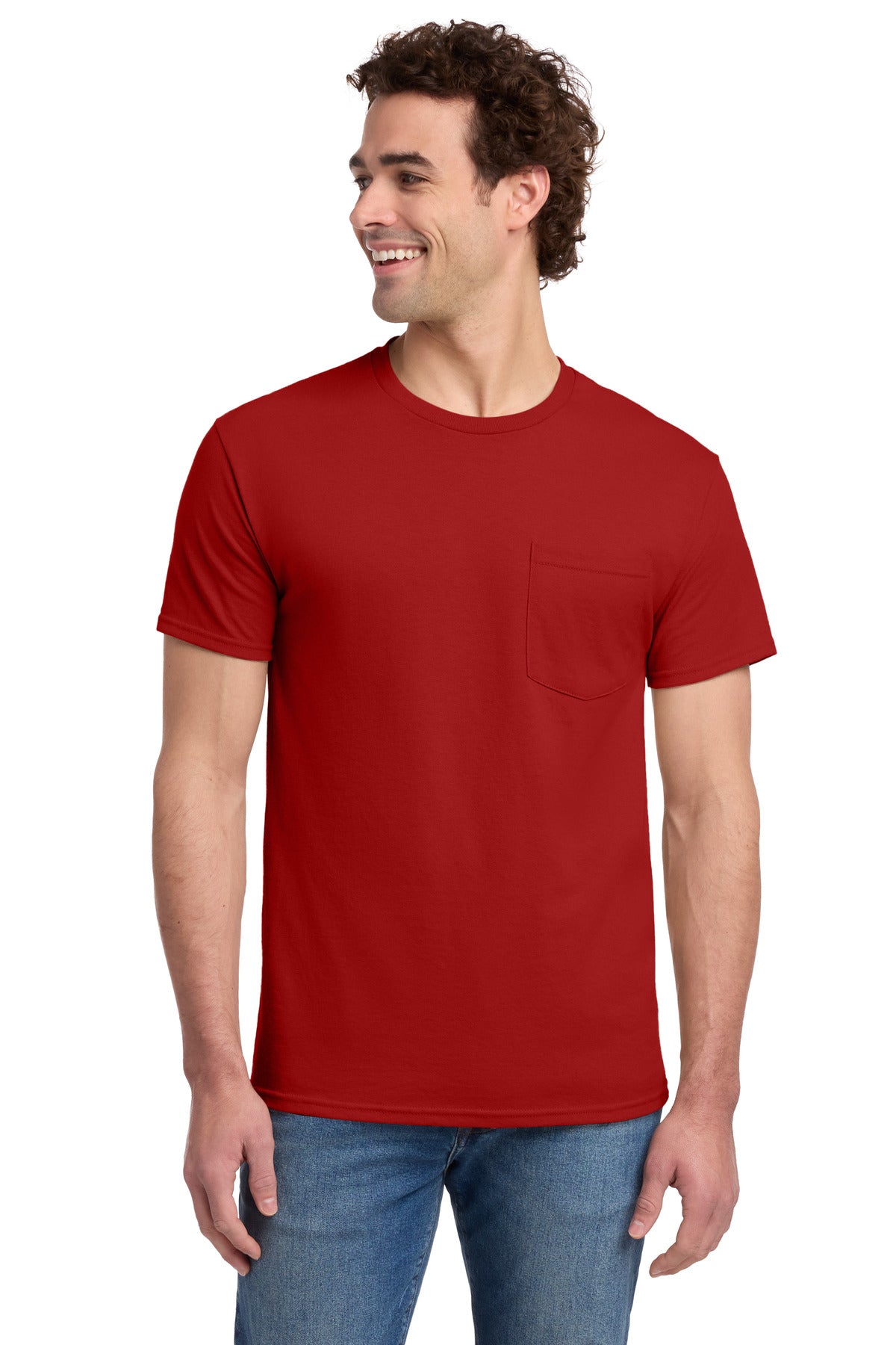 Jerzees 29MP Dri-Power 50/50 Cotton/Poly Pocket T-Shirt