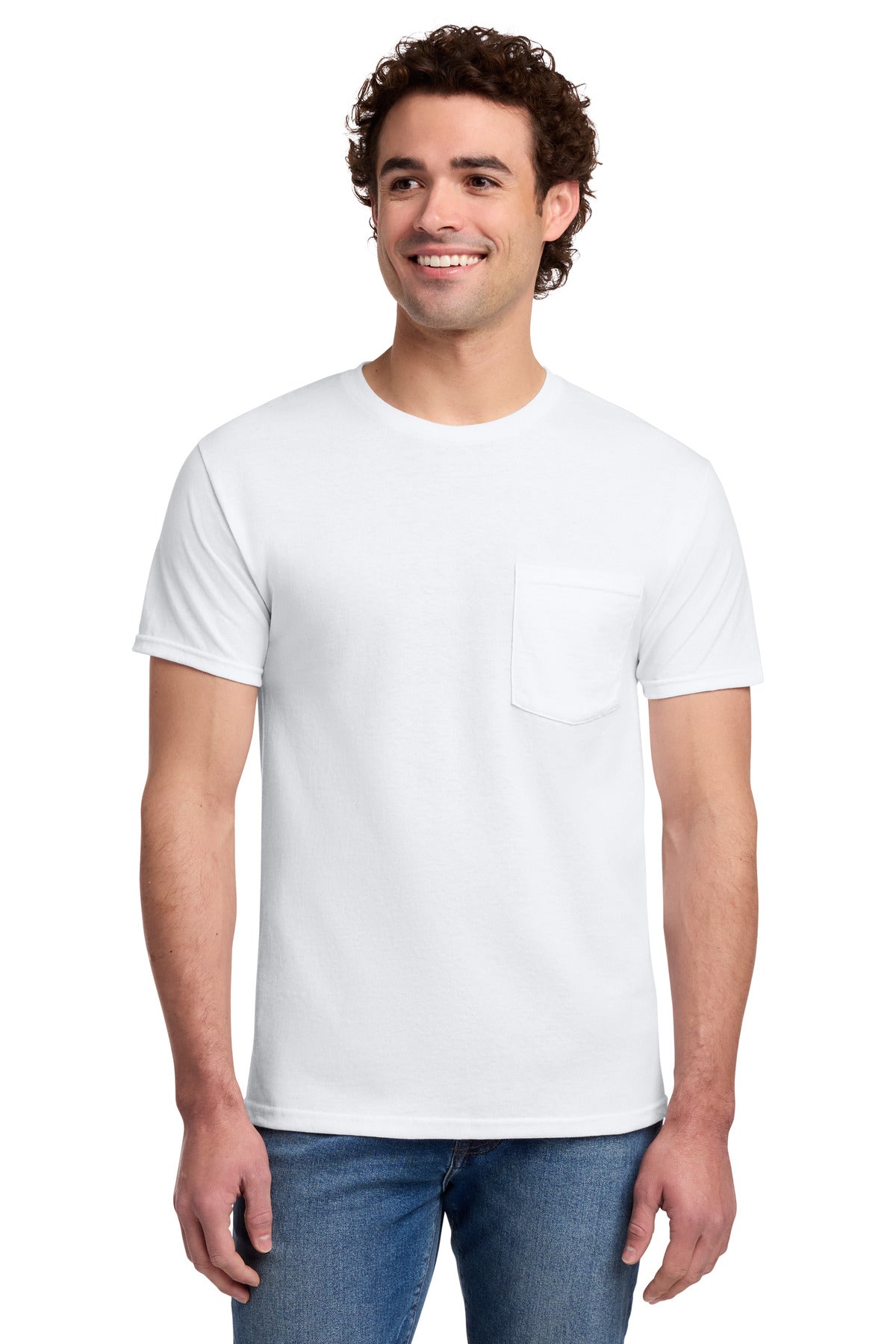 Jerzees 29MP Dri-Power 50/50 Cotton/Poly Pocket T-Shirt
