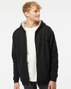 Sudadera con capucha para hombre, forro Sherpa y cremallera completa | EXP40SHZ