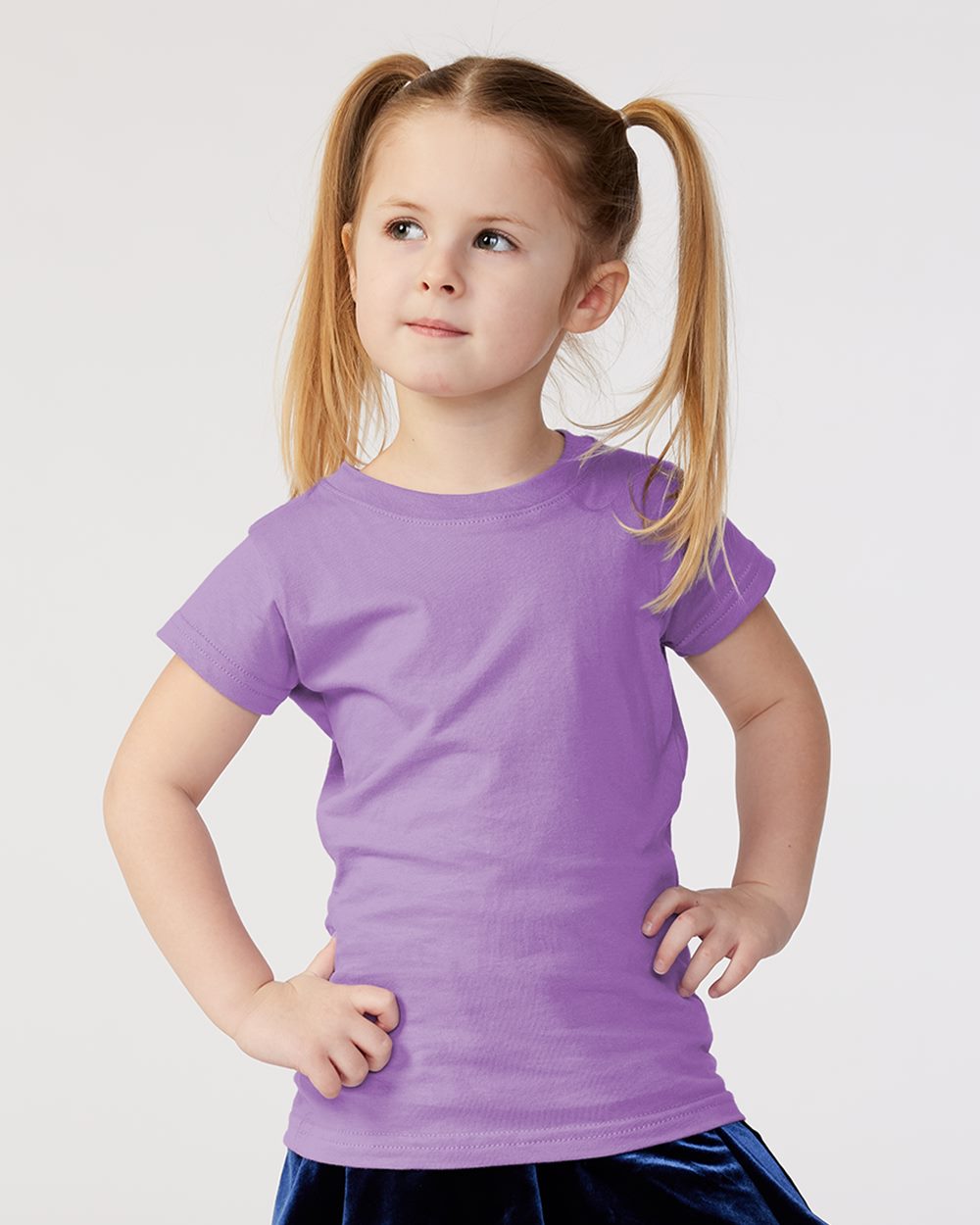 Toddler Girls Fine Jersey Tee | 3316