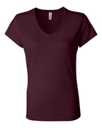 Camiseta de Jersey para Mujer con Cuello en V | 6005