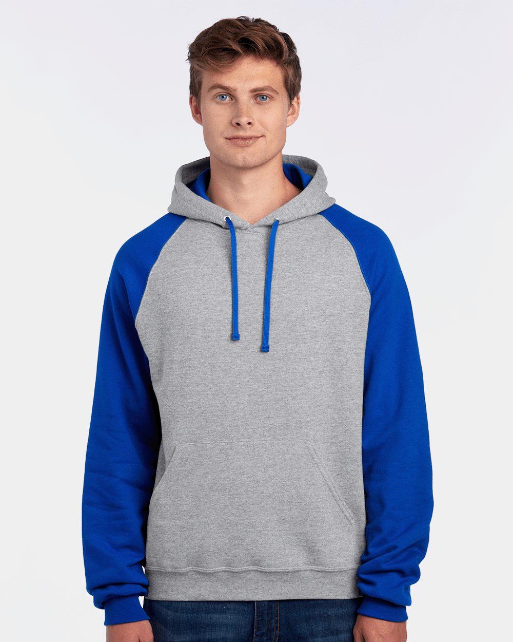 Unisex Nublend® Colorblocked Raglan Hooded Sweatshirt | 96CR