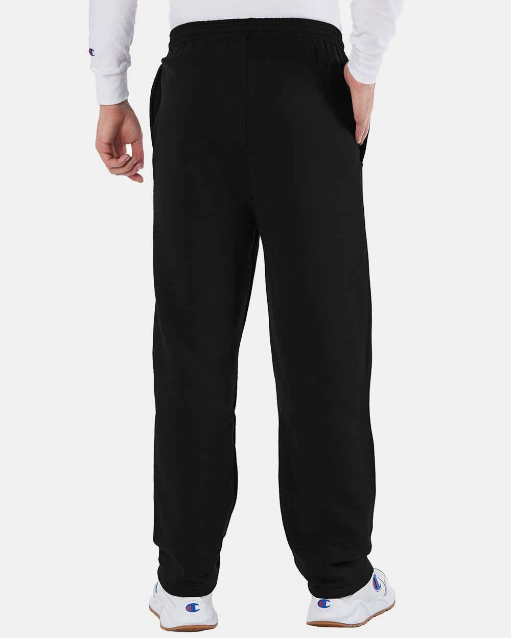 Men's Powerblend® Open-Bottom Sweatpants with Pockets | P800