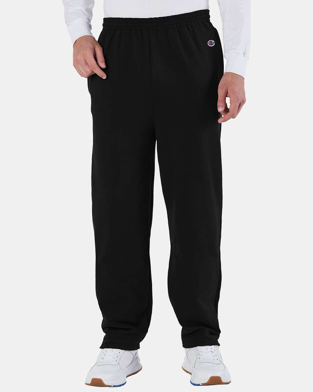Men's Powerblend® Open-Bottom Sweatpants with Pockets | P800