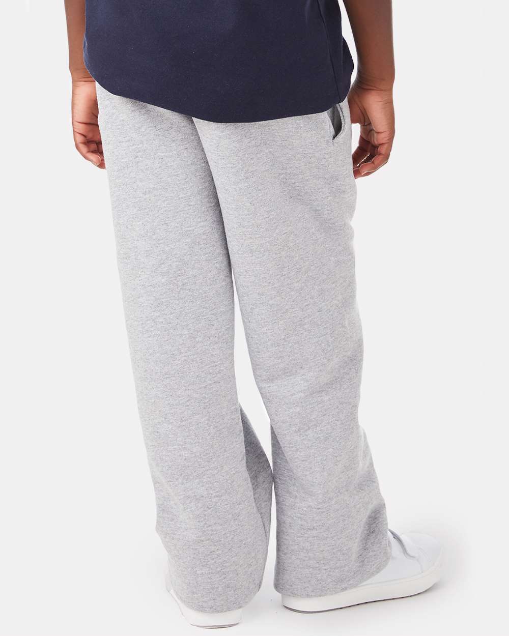 Youth Powerblend® Open-Bottom Sweatpants with Pockets | P890