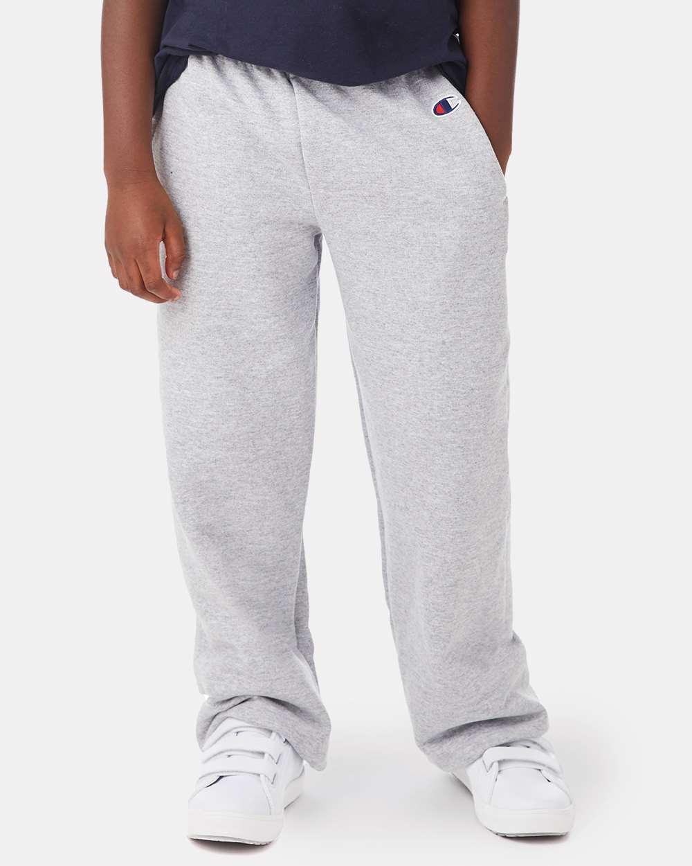 Youth Powerblend® Open-Bottom Sweatpants with Pockets | P890