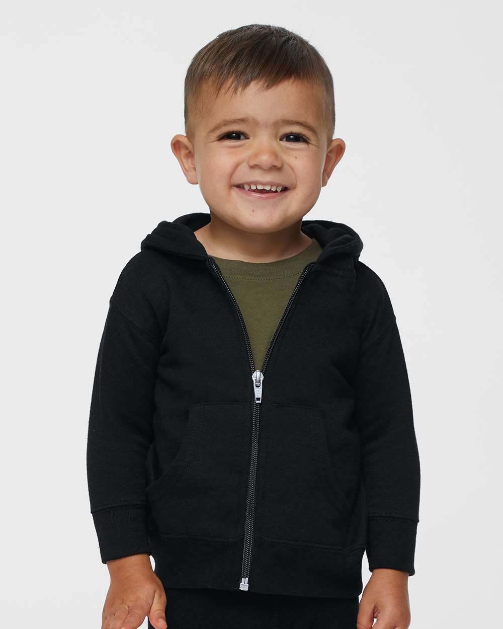 Infant Full-Zip Fleece Hoodie Sweatshirt | 3446