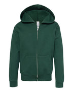Youth NuBlend® Full-Zip Hooded Sweatshirt | 993BR
