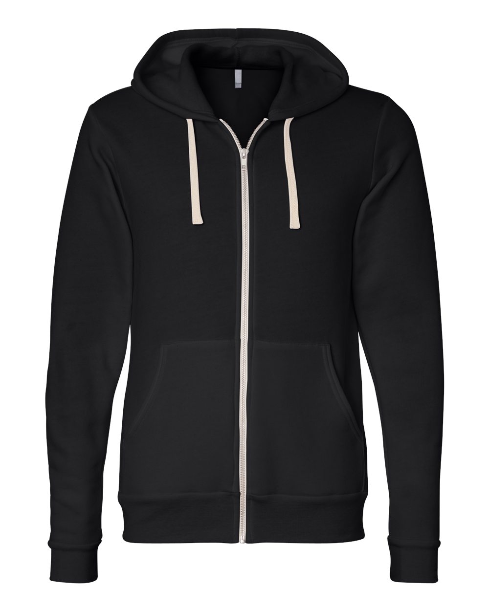 Unisex Triblend Sponge Fleece Full-Zip Hoodie Sweatshirt | 3909