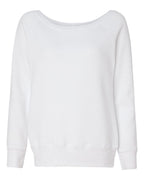 Women’s Sponge Fleece Wide Neck Sweatshirt | 7501