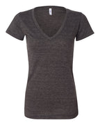 Women’s Triblend Deep V-Neck Tee | 8435