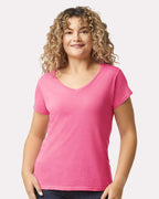 Women's Softstyle® V-Neck T-Shirt | 64V00L