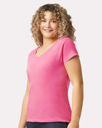 Women's Softstyle® V-Neck T-Shirt | 64V00L