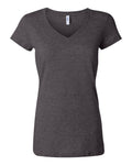 Bella + Canvas 6005 Women’s Jersey V-Neck Tee - Dark Grey Heather