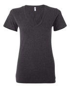 Camiseta de Jersey para Mujer con Escote Profundo en V | 6035