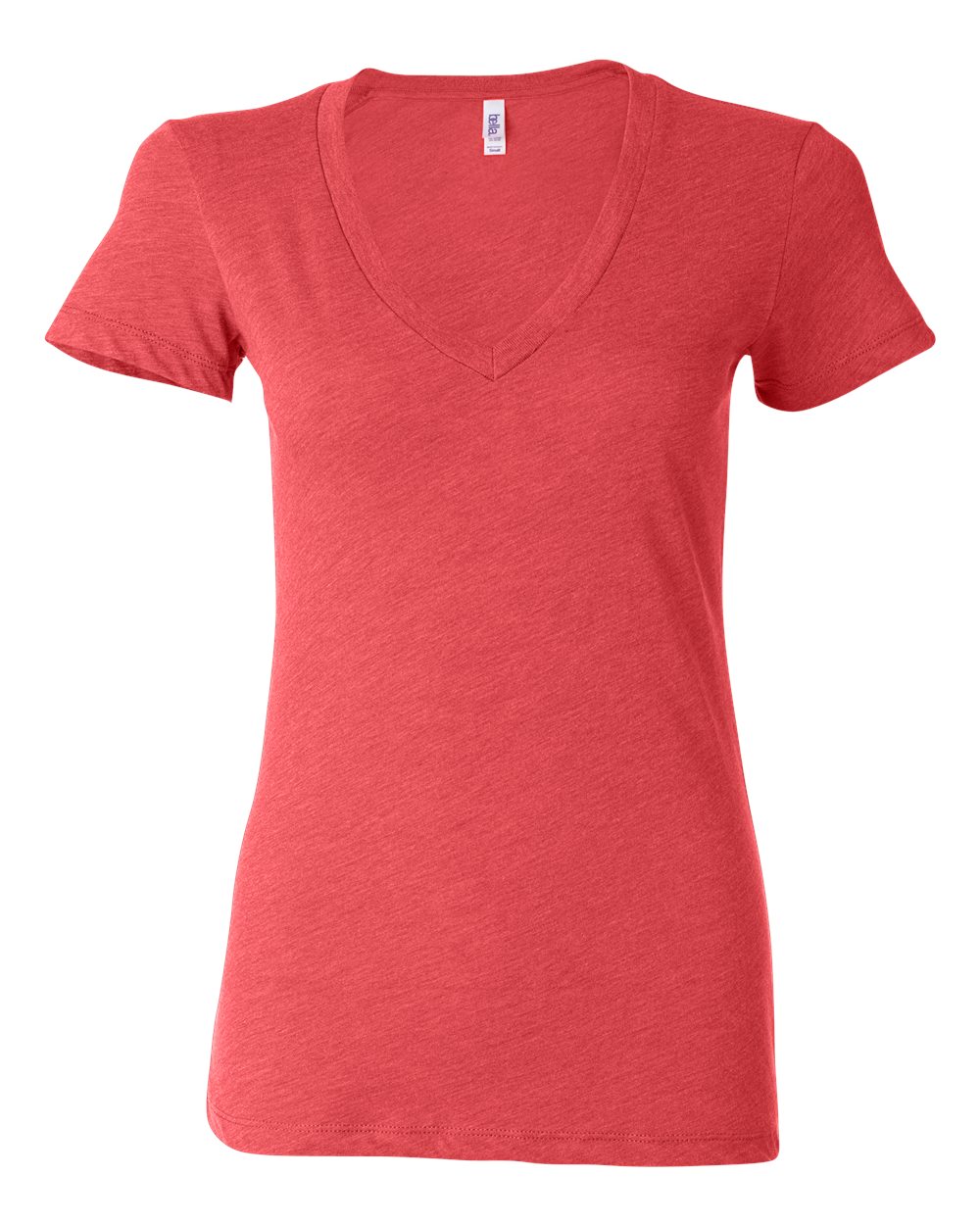 Women’s Triblend Deep V-Neck Tee | 8435