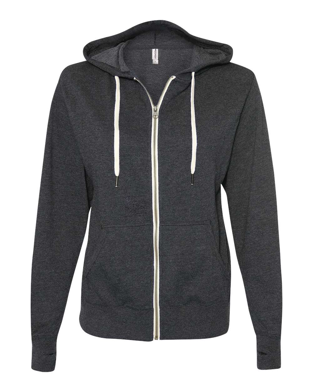Unisex Heathered French Terry Full-Zip Hooded Sweatshirt | PRM90HTZ