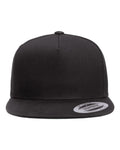 Five-Panel Cotton Twill Snapback Cap | 6007