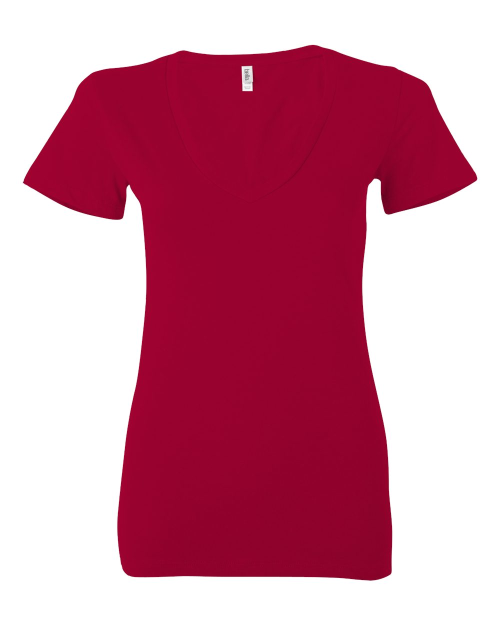 Camiseta de Jersey para Mujer con Escote Profundo en V | 6035