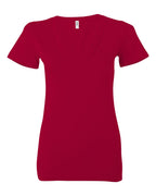 Camiseta de Jersey para Mujer con Escote Profundo en V | 6035