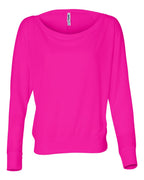 Women’s Flowy Off Shoulder Long Sleeve Tee | 8850