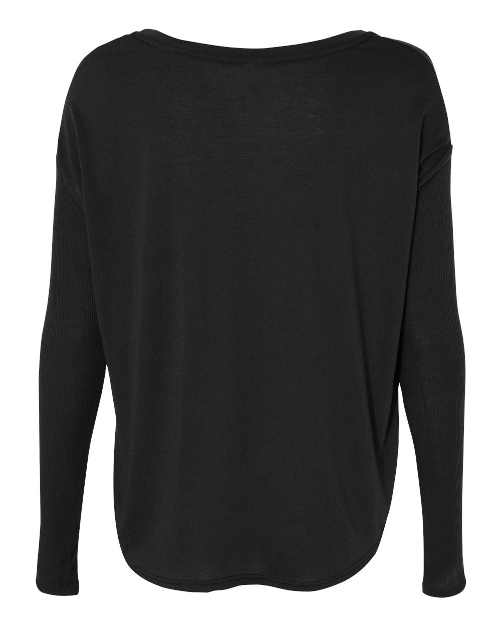 Women’s Flowy 2x1 Ribbed Long Sleeve Tee | 8852