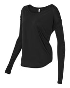 Women’s Flowy 2x1 Ribbed Long Sleeve Tee | 8852