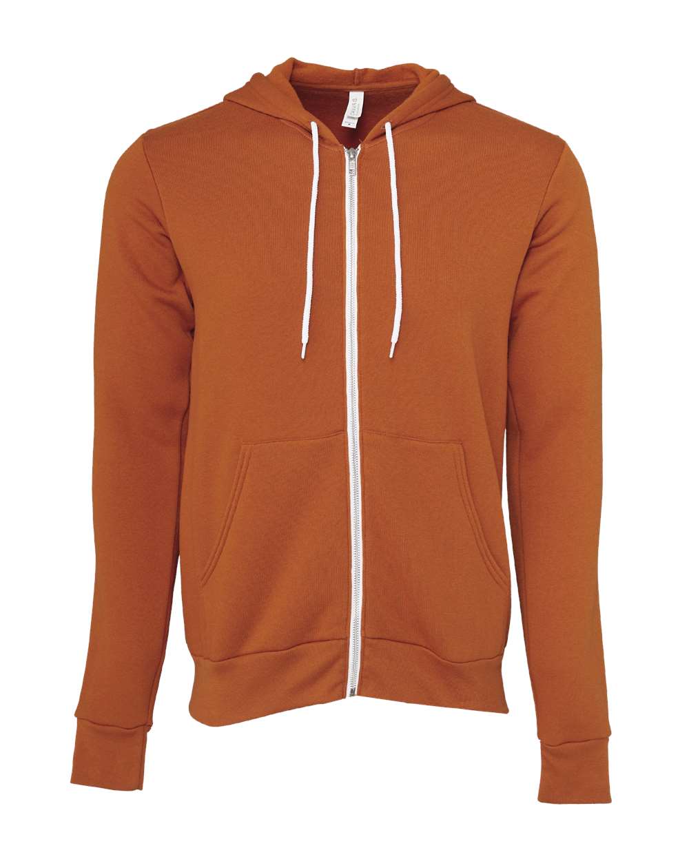 Sudadera con capucha unisex de forro polar esponjoso con cremallera completa | 3739