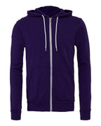 Sudadera con capucha unisex de forro polar esponjoso con cremallera completa | 3739