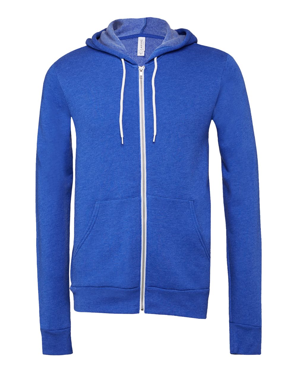 Unisex Sponge Fleece Full-Zip Hoodie Sweatshirt | 3739