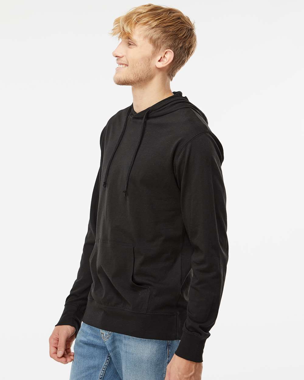 Unisex Lightweight Hooded Pullover T-Shirt | SS150J
