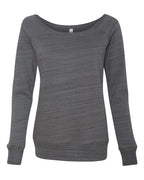 Women’s Sponge Fleece Wide Neck Sweatshirt | 7501