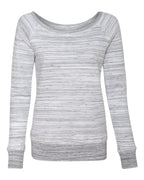 Women’s Sponge Fleece Wide Neck Sweatshirt | 7501