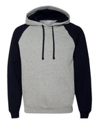 Sudadera con capucha raglán bicolor Unisex Nublend® | 96CR