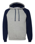 Unisex Nublend® Colorblocked Raglan Hooded Sweatshirt | 96CR