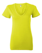 Women’s Jersey Deep V-Neck Tee | 6035