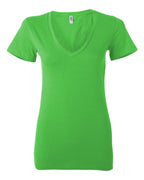 Women’s Jersey Deep V-Neck Tee | 6035